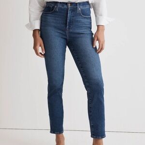 Madewell High Rise Stovepipe Jeans